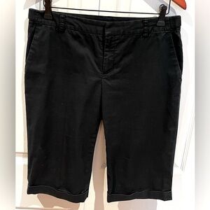 Banana Republic Martin cut Black Women's cotton Shorts